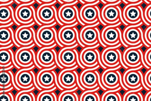 Obraz USA Seamless Paterns