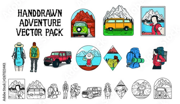 Obraz Adventure Vector Pack