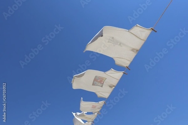 Obraz 青空　洗濯