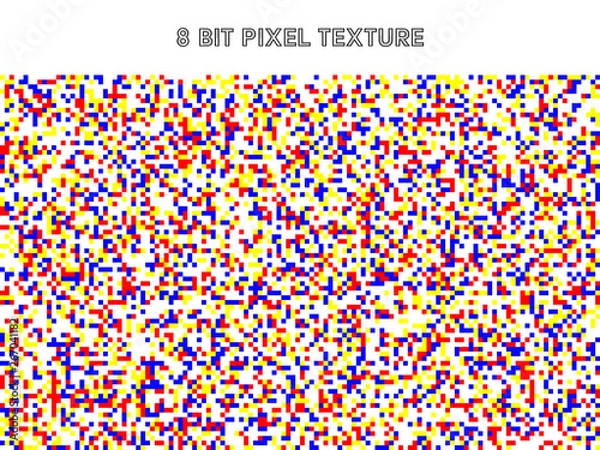 Obraz 8-Bit Pixel Texture Vector