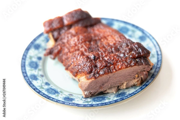 Fototapeta Roasted duck meat slices