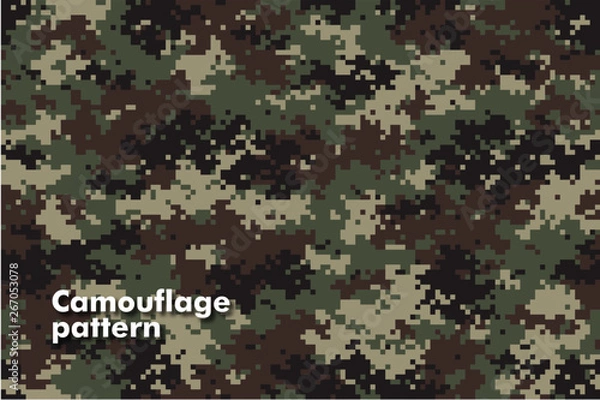 Obraz Camouflage Seamless Pattern