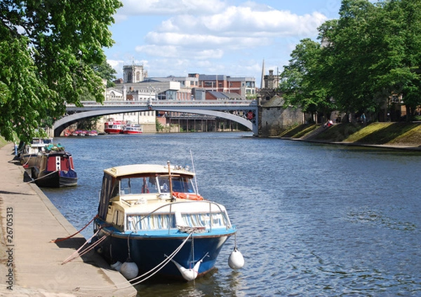 Fototapeta Postcard view of York