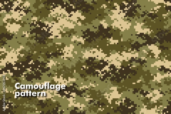 Obraz Camouflage Seamless Pattern