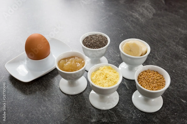 Obraz Möglichkeit Ei Ersatz vegan