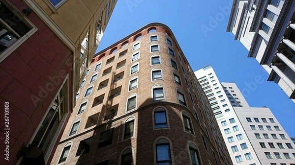 Fototapeta お洒落な街並み