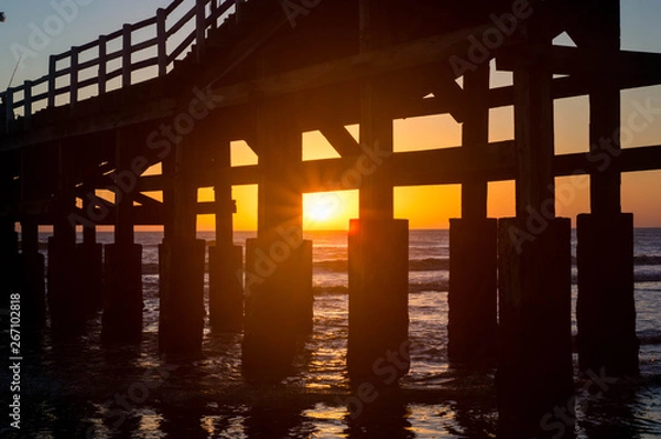 Obraz Muelle Mar del Tuyu - Argentina