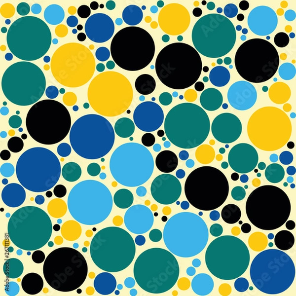 Obraz Abstract Colorful Dots Background Design