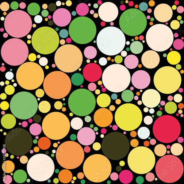 Obraz Abstract Colorful Dots Background Design