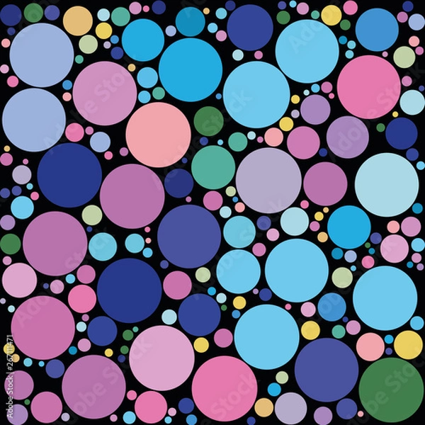 Obraz Abstract Colorful Dots Background Design