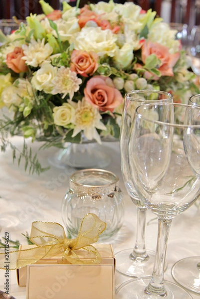 Fototapeta festive table setting