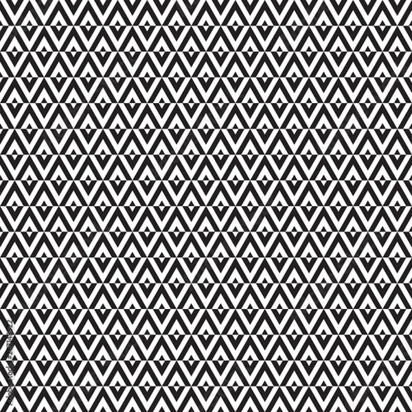 Fototapeta Seamless Art Deco abstract geometric triangle pattern
