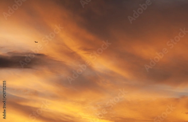 Obraz colorful evening sky