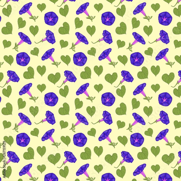 Fototapeta Pattern flowers rapport