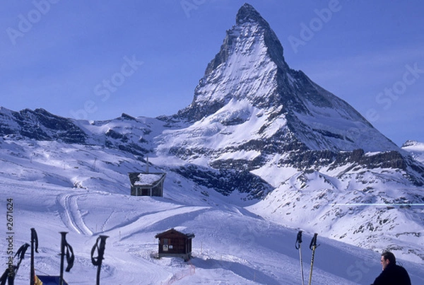 Fototapeta alpine view