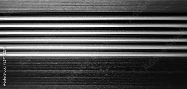 Obraz Texture. Aluminum ribbed strip