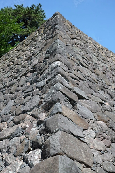 Fototapeta 城跡の石垣