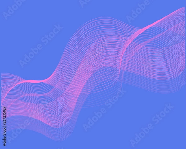 Fototapeta Bright abstract blur background design. Colorful geometric background. Liquid composition of forms. Eps10 vector.
