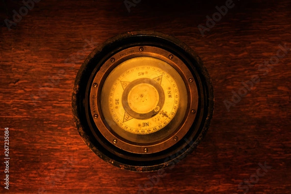 Fototapeta Old Seaside Compass