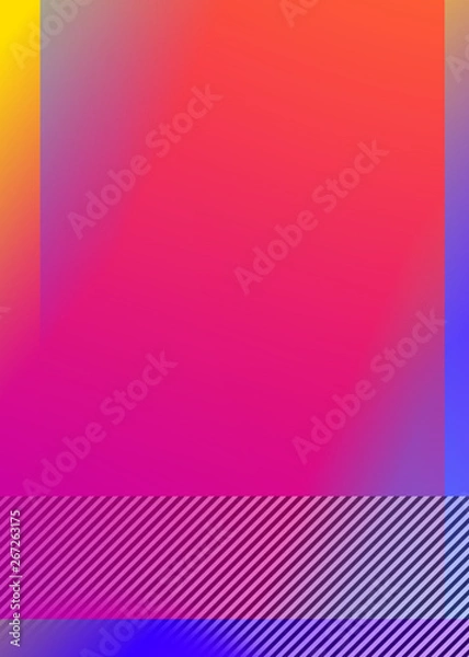 Obraz Abstract background of glowing color gradient blocks. Extra large design element.