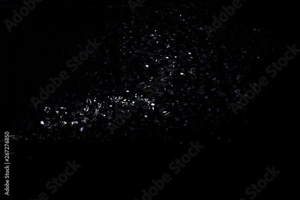 Fototapeta Splash of water. Isolate on black background