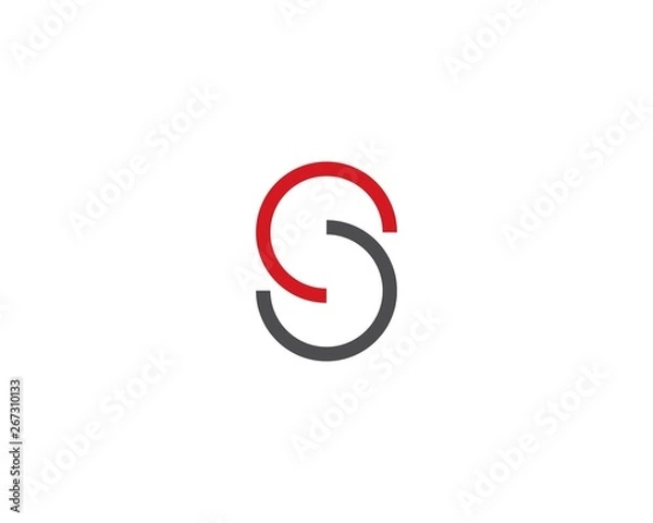 Obraz  S letter logo