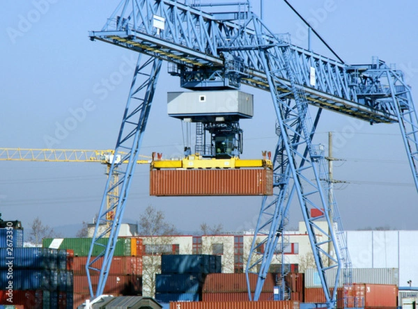Obraz containertransport