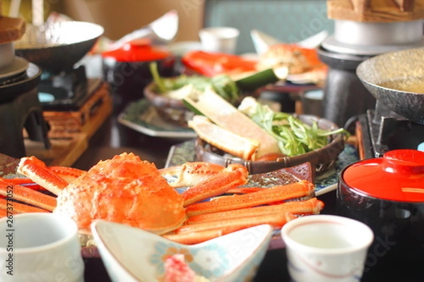 Obraz カニ料理