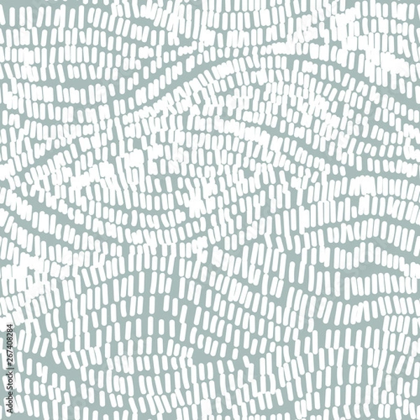 Obraz  Abstract vector  background, freehand doodles seamless pattern with simple geometric shapes.