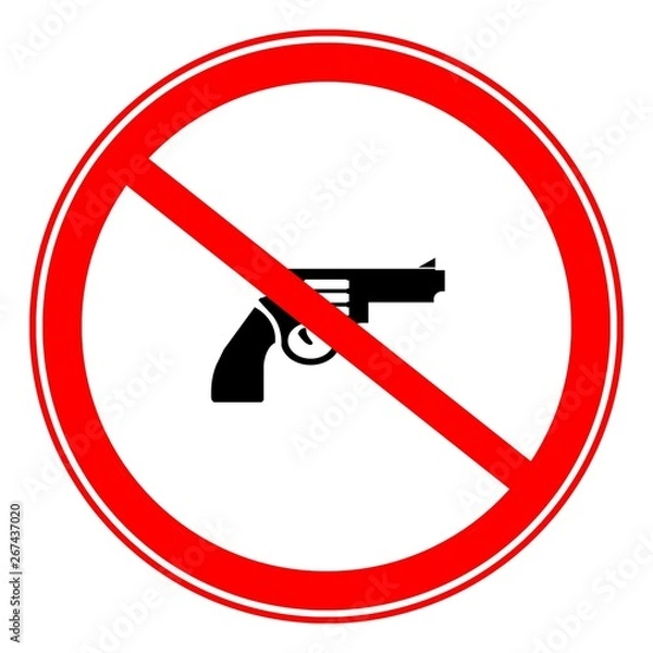 Obraz Interdiction : Arme à feu