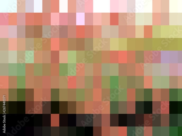 Fototapeta Abstract background with squares, beige texture