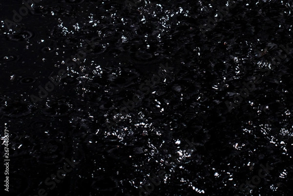 Fototapeta Splash of water. Isolate on black background