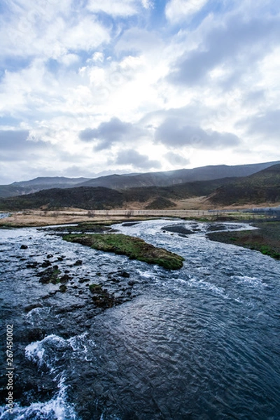 Obraz river in the mountains