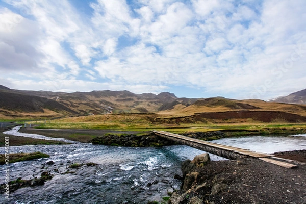 Obraz river in the mountains