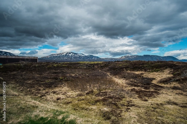 Obraz view of mountains