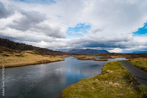 Obraz lake in the mountains