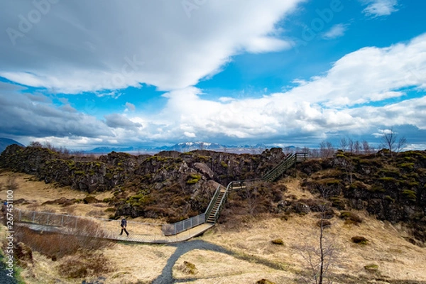 Obraz road in mountains