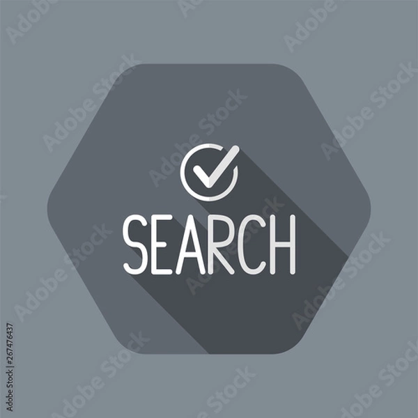 Fototapeta Digital search - Vector icon for computer website or application