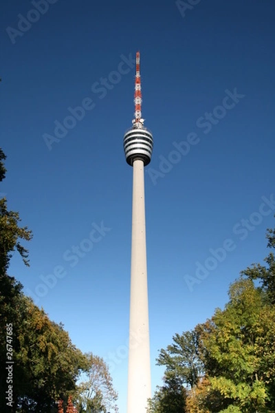 Fototapeta Fernsehturm Stuttgart