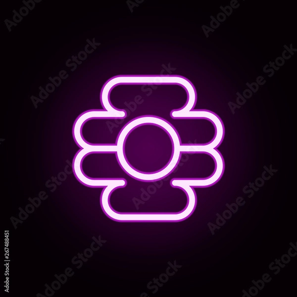 Fototapeta hive neon icon. Elements of autumn set. Simple icon for websites, web design, mobile app, info graphics