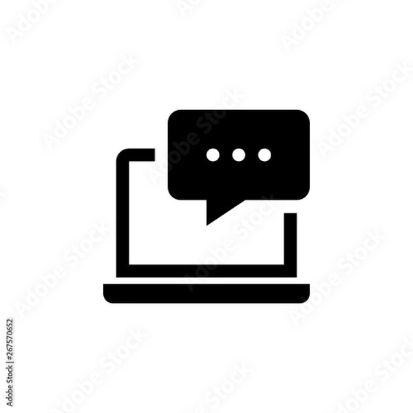 Obraz Webinar vector icon. This icon use for admin panels, website, interfaces, mobile apps 