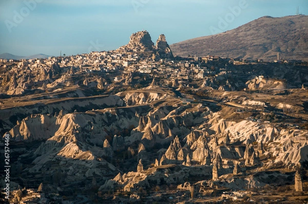Fototapeta View of the unique landscape of Cappadocia Turkey