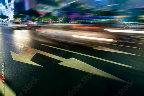 Obraz The urban traffic