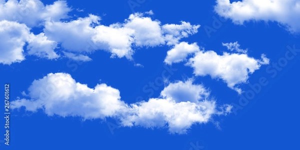 Obraz The vast blue sky and clouds sky background