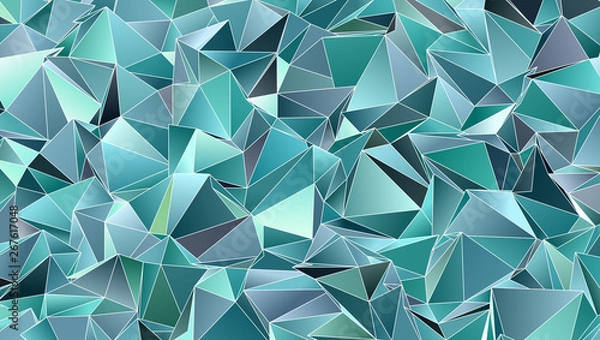 Obraz Abstract Low-Poly background. triangulated texture. Design 3d. Polygonal geometrical pattern. Triangular modern style