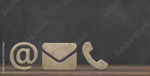 Obraz Symbol kontaktu