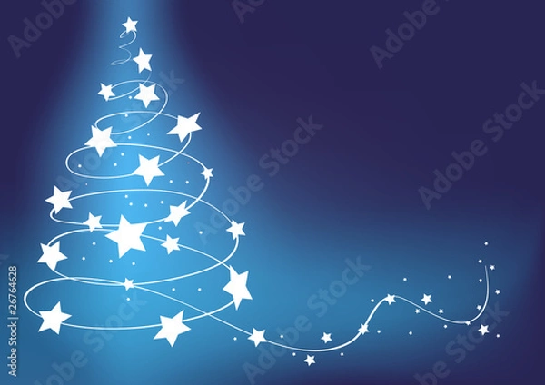 Obraz Christmas tree background