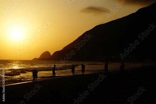 Obraz Bucht strand meschen