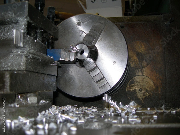 Fototapeta a wheel lathe