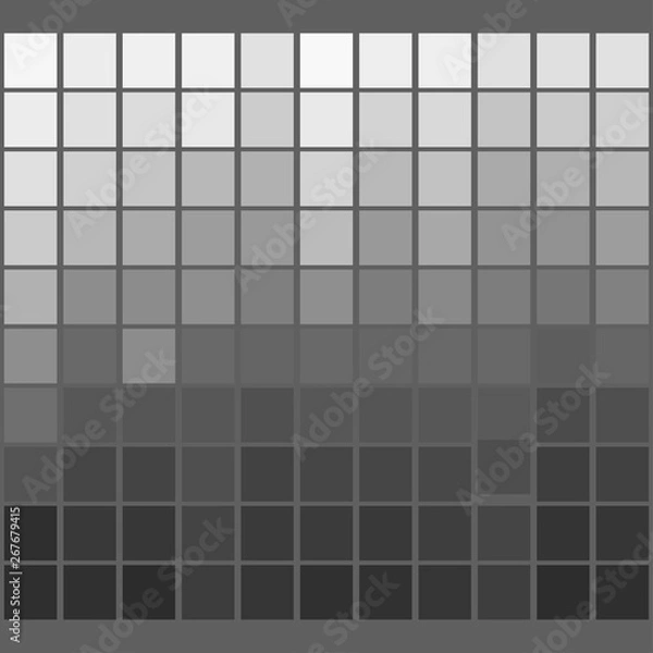 Fototapeta Gray color palette
